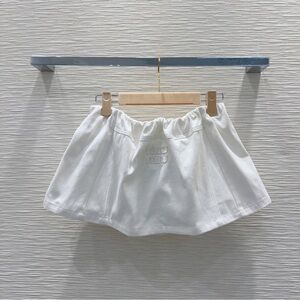 Miu Miu Ivory Mini Skirt